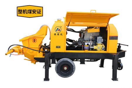 斜坡远距离喷浆机-1000米远程喷浆,工作效率高[泵泵达]