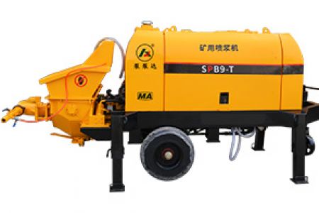 矿用湿喷机-全自动1000米湿式,一键操作简单省人工[泵泵达]