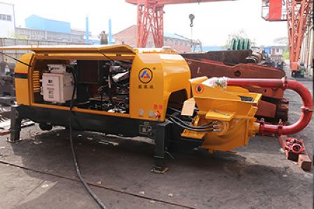 矿用混凝土泵-全防爆带整机煤安证,井下施工更安全[泵泵达]